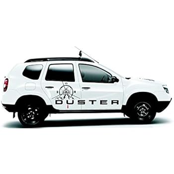 Amazon Fr Generic Dacia Duster Destination Autocollants Pour Voiture Kit Etiquette Protection Adhesif Decoration Tatouage Divers Couleurs Noir Mat