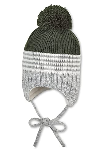 Sterntaler Baby - Jungen Strickmütze Strickmütze, Dunkelgrün, 49