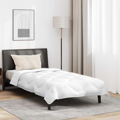 Parure de lit moderne blanche en microfibre haute densité de qualité
