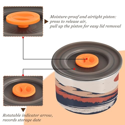 Envase hermético para café acero inoxidable Blueangle miniatura 3