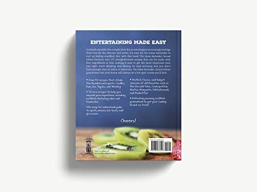 The Home Bartender, Second Edition: 175+ Cocktails Made With 4 Ingredients Or Less (The Art Of Entertaining) #TOP1