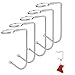 Produktbild Suithink 5 Stück tragbare Weihnachtsstrumpfhalter Metallhaken Weihnachtsbaum Clips Drehgelenk Anti-Griff Hänge-Werkzeug für Weihnachtsbaum, Kamin, Handtaschen