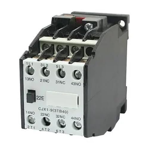 Contactor AC 380V trifásico CJX1-9 para automatización industrial en carril Din