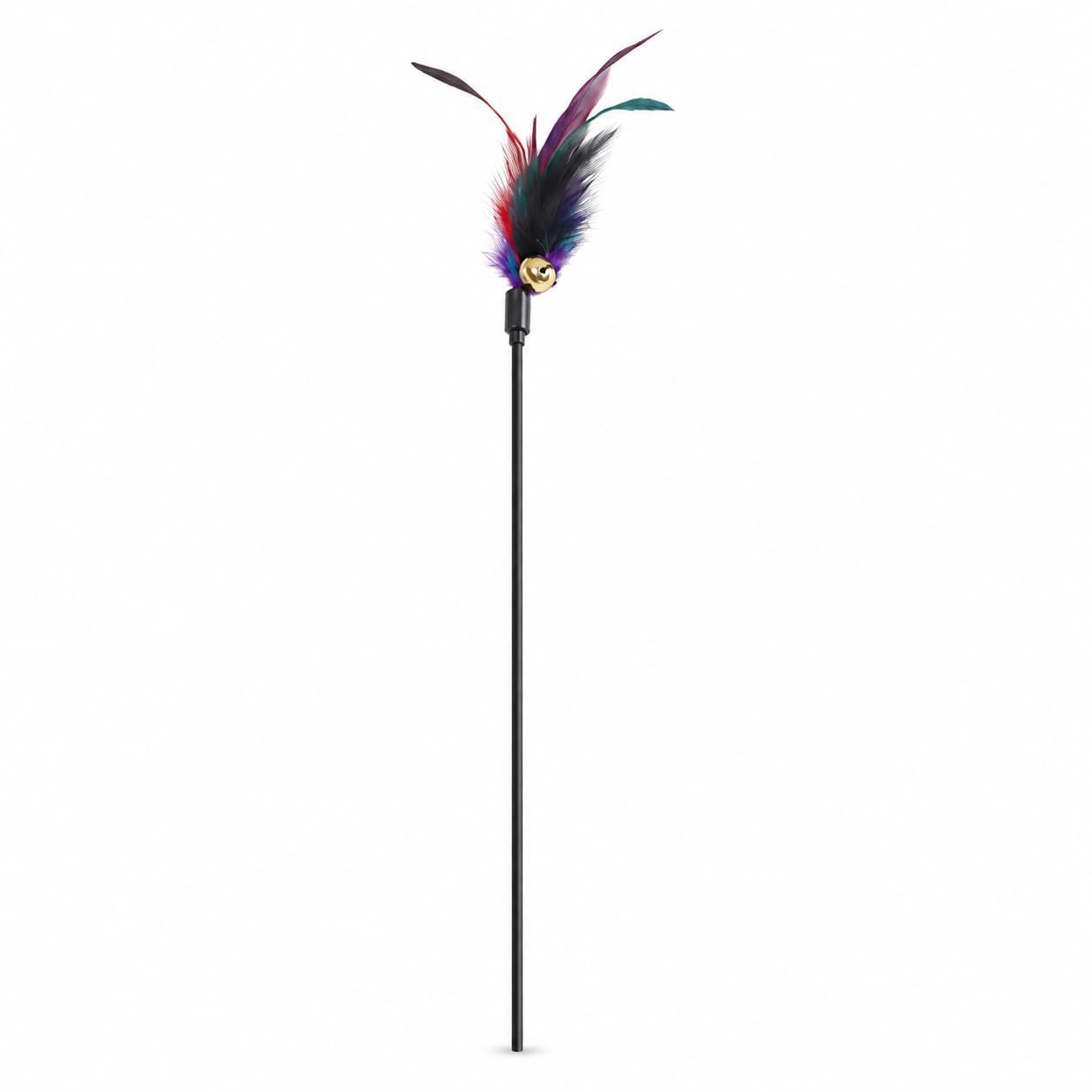 Katzenangel mit Federn, es, Extra lang, Federn 60cm, 10cm