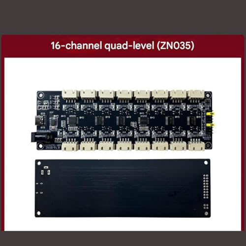 Carte d'extension USB vers UART 16 canaux multi-tension avec interface Type-C compacte