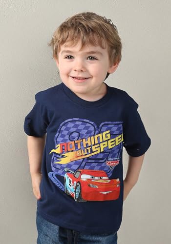 Disney Boys' Toddler Boys' Cars Nothing But Speed Short Sleeve T-Shirt3