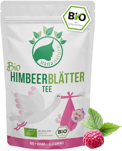 NanaNatura's BIO Himbeerblättertee 85g | aus biologischem Anbau | 100% natürlich + zuckerfrei...