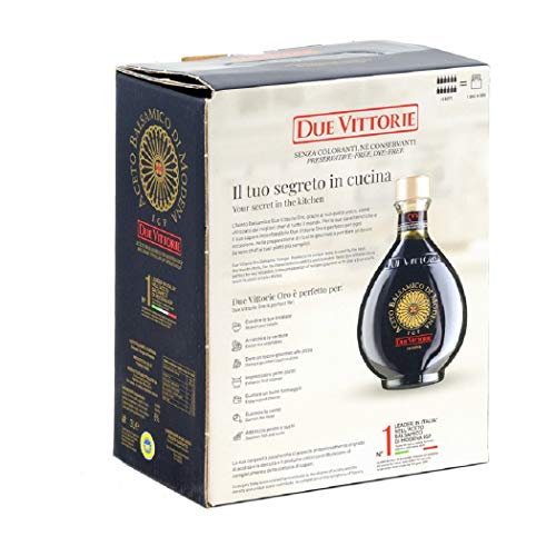 Vinagre balsámico de Modena IGP Dos victorias Oro Bag en Box 3 l Cover