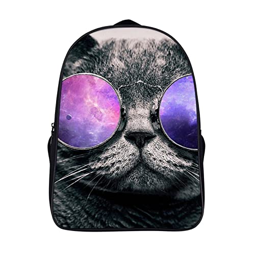 Sac à dos scolaire finis les cahiers abîmés cartable Cat Fashion 3D