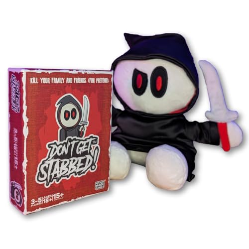 Rookie Mage Games Don't Get Stabbed! Card Game and Plushy