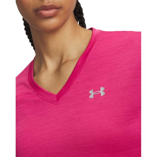 Image of Under Armour Women's Velocity Twist Short Sleeve V Neck T Shirt