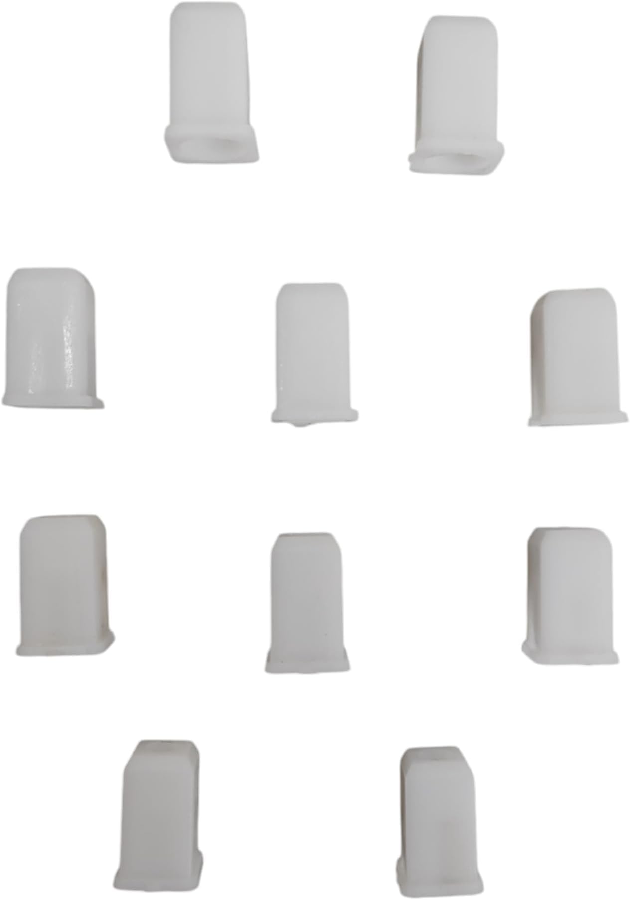 Diverter Handle Bush Jaquar Type | Plastic Handle Cap Replacement for Mixer Tap | Durable Leak Resistant Bathroom Fitting Spare | White | Pack of 5