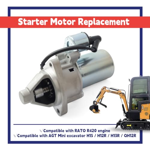 Motor de Arranque Eléctrico R420 Compatible con Motor RATO R420 miniatura 2