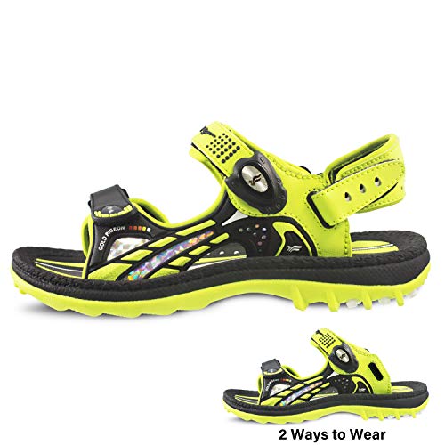 Image of Gold Pigeon Shoes Easy SNAP LOCK Outdoor Water Kids Toddler Sandals for Girls & Boys. Everyday, Vocation, Pool, Summer, Beach Essentials.