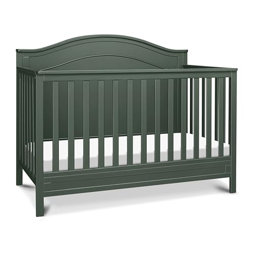 Davinci Charlie 4-in-1 Convertible Crib in Forest Green, Greenguard Gold Certified