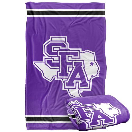 LOGOVISION Stephen F Austin State University Blanket, 36x58 Primary Logo SilkyTouchBlanket