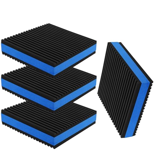 BokWin �S�����h�U�p�b�h�A10.2 cm x 10.2 cm x 7/20.3 cm �@�B�U�������p�b�h & EVA�Չ��p�b�h�A����@�A�����@�AAC�A�g���b�h�~���A�G�A�R���v���b�T�[�p4�p�b�N�U���z���}�b�g