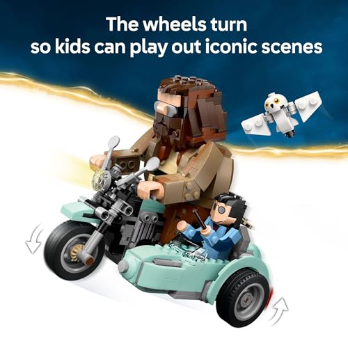 image for LEGO Harry Potter Hagrid & Harry's Motorcycle Ride Building Toy - Kids