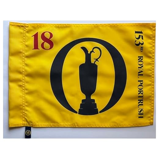 Official 2025 British Open Golf Flag