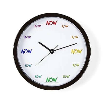 Cafe Press Now Unique Decorative 10 Wall Clock product image