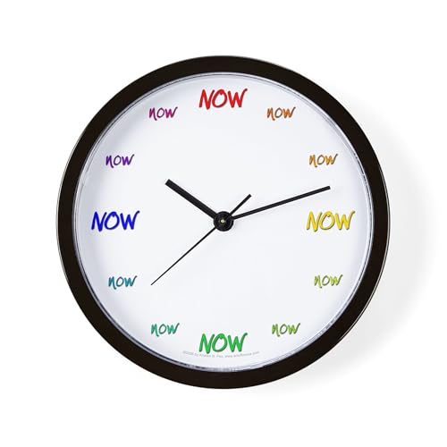 CafePress Now Unique Decorative 10 Wall Clock