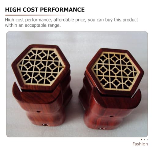 Toyvian 2pcs Fenêtres Sonores Erhu en Paulownia Fenêtres Erhu Simples Transmission Optimale Résistantes Pratique Sonorisation Professionnelle – vue 3