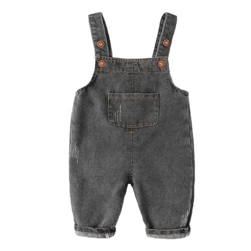 Salopette en jean bébé de 0 à 3 ans ajustable et confortable pour le printemps