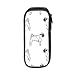 Produktbild Hand-Drawn-Pugs Pencil Pen Case Beuteltasche Student Stationery Office Kosmetische Make-up-Tasche Lagerung Schwarz