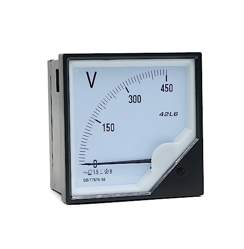 DJFKDYHPE 42L6-V AC �d���v �A�i���O�p�l�� �|�C���^�[ �d���v AC 250V 300V 450V 500V �@�B�����[�^�[ �d���v 120 * 120mm 1��(500V)