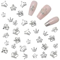 Amazon.co.jp: ネイルパーツ 王冠 36個セット 3D 立体 可愛い