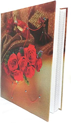 Image of Natraj Series Photo Album with Extra Clear PVC Film 200 Photos (Photo Size Supported: 4x6 Inches, Multicolour) (Design 13)