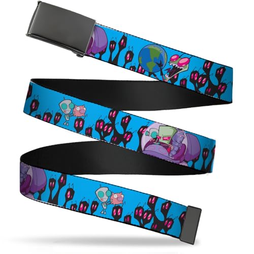 Ceinture Invader Zim GIR Buckle-Down réglable bleue à rabat