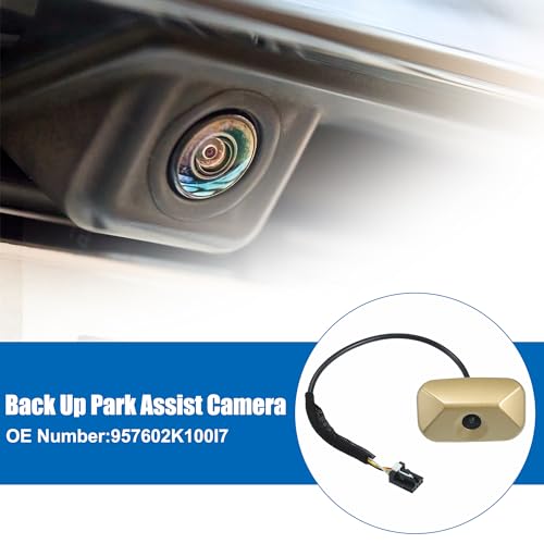 Image of ACROPIX Yellow Car Multiangle Views Rear View Back Up Camera Wide Angle Park Assist Reverse Camera Fit for Kia Soul 2010-2013 No.957602K100I7 - Pack of 1