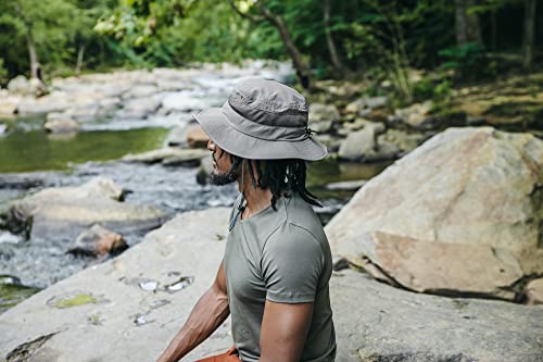 Kanut Sports Evans Boonie Sun Hat - Quick-Dry Moisture Wicking Fabric & Sweatband, Packable, Wide Brim, Uv Protection Upf 50+ For Fishing, Camping, Hunting, Hiking, For Men And Women (Grey) #TOP3