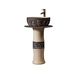 I lavabi a piedistallo offrono un aspetto vintage e raffinato che dona eleganza al tuo bagno e si adatta a qualsiasi stile di casa.