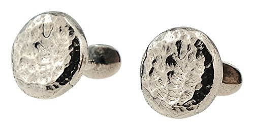 Pirantin Gemelos tradicionales de bronce martillado para el 8º aniversario de boda, Cobre, Sin piedra