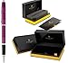 Cross Century II Midnight Plum Selectip Rollerball Pen,Contrasting Signature triple stripe detail, Sandblasted Engraved Surface, Polished Chrome Appointments, Luxury Gift Box