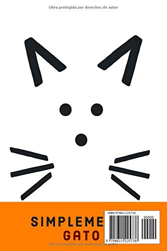 Miniatura 2 de Simplemente Gato Este cuaderno es perfecto para todos los amantes de los gatos apasionados de los gatos, gatitos o mascotas en general, este diario