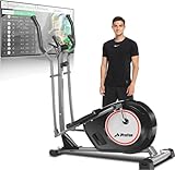 Cross Trainer for Home, Elliptical Trainer with App Control, 8 Magnetic Resistance Levels, Bluetooth, 12 kg Flywheel