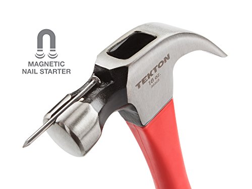 Tekton 16 Oz. Jacketed Fiberglass Magnetic Head Claw Hammer | 30323 #TOP3