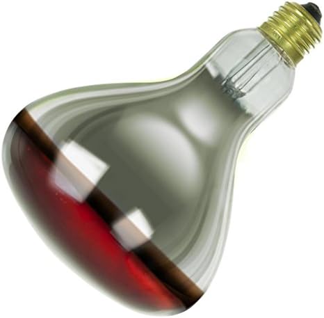 250 Watt Red Coated Infrared Heat Lamp Light Bulb
