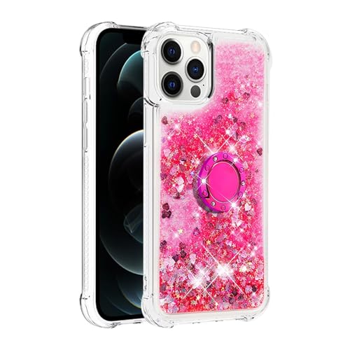 【iPhone 6/iPhone 7/ iPhone8 Funzione pratica】La Cover è dotata di un supporto ad anello girevole a 360° con supporto, che può sostenere il telefono in più posizioni e garantisce una comoda vista laterale. Il centro dell'anello è magnetico, rendendolo perfettamente compatibile con i supporti magnetici.