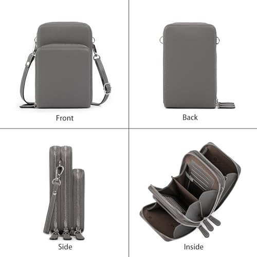 Pearl Angeli Small Crossbody Bag RFID Cellphone Wallet Purse Mini Ladies Handbag Purse with Shoulder Strap2