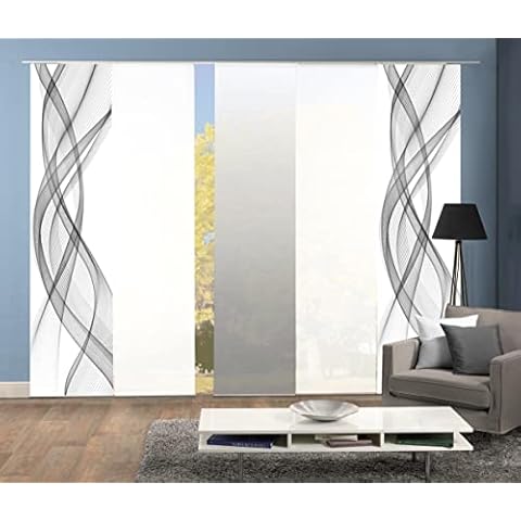 Home Fashion 95575 | 5er-Set Schiebegardinen FERROL Cover