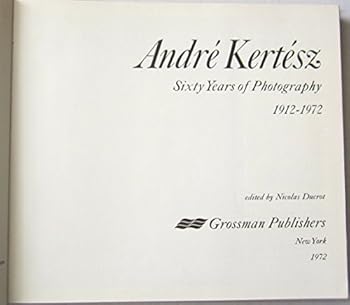 Hardcover Andre Kertesz: Sixty Years of Photography 1912-1972 Book