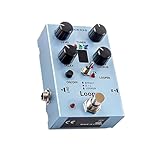 La pédale de guitare dispose d'un bouton intuitif pour la boucle, la lecture, la surdoublage et l'effacement ; prend en charge jusqu'à 40 secondes de boucle surdoublée