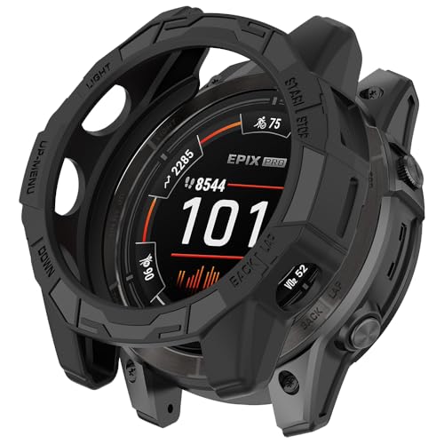 HeeNia Garmin EPIX Pro 47mm/Garmin Fenix 7 Pro/Garmin Fenix 7 47MM Ή P[X VRގ یP[X Jo[ Ռz y _ Ռh~ C菝h~ یJo[ Garmin E