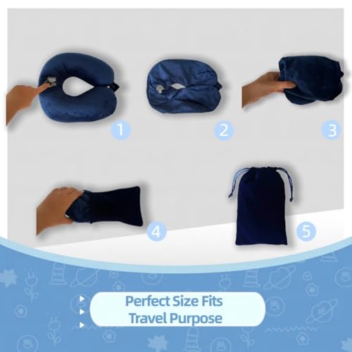 Almohada Inflable de Viaje Suave de Terciopelo miniatura 6