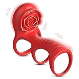 Jinqian Penisring mit Klitorisstimulator Sexspielzeug für Paare Penistrainer BDSM-Sexspielzeug für Paare Silikonmaterial 9 Modi Klitorisstimulation Sexspielzeug für Männer Sex toys für die Paare