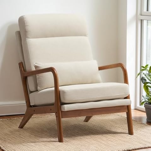 Karl Home Accent Chair with Pillow Cover